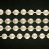 Mardi Gras Spot 60" 20mm Round Pearl White Mardi Gras Beads