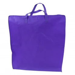 Mardi Gras Spot Purple Zipper Bag 18" X 20" (Each)