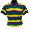 Plush Appeal, LLC Purple, Green, And Gold Short Sleeve Polo Shirt (Each)