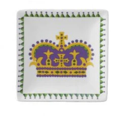 Plush Appeal, LLC Party Supplies Mardi Gras Small Dish 4" X 4" (Each)