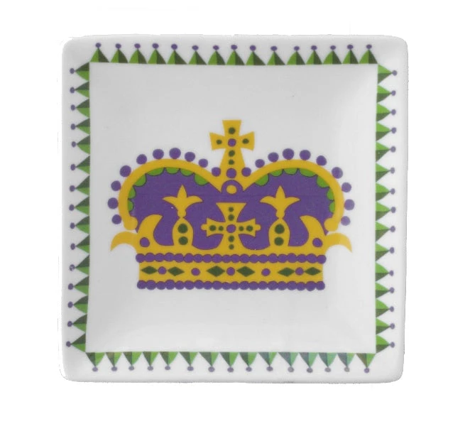 Plush Appeal, LLC Party Supplies Mardi Gras Small Dish 4" X 4" (Each) 3 Plush Appeal, LLC Party Supplies Mardi Gras Small Dish 4" X 4" (Each)