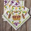 Mardi Gras Spot Mardi Gras Paper Napkins (Pack Of 20)