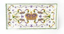 MGSPOT Small Rectangular Mardi Gras Platter (Each)