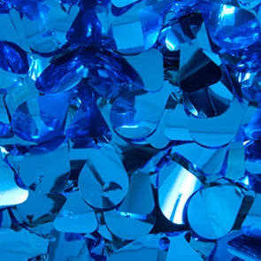 Mardi Gras Spot Metallic Blue Vinyl Petal Paper 30' X 3' (Roll) 3 Mardi Gras Spot Metallic Blue Vinyl Petal Paper 30' X 3' (Roll)