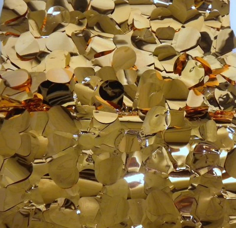 Mardi Gras Spot Gold Metallic Petal Paper 30' X 3' (Roll) 3 Mardi Gras Spot Gold Metallic Petal Paper 30' X 3' (Roll)