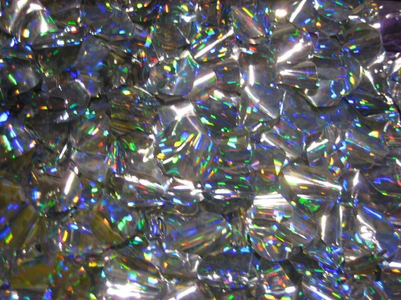 Mardi Gras Spot Holographic Metallic Petal Paper 30' X 3' (Roll) 3 Mardi Gras Spot Holographic Metallic Petal Paper 30' X 3' (Roll)