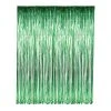 Plush Appeal, LLC Party Supplies Green Foil Fringe Curtain 3' X 8' (Each) 1 Plush Appeal, LLC Party Supplies Green Foil Fringe Curtain 3' X 8' (Each)