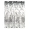 Plush Appeal, LLC Silver Foil Fringe Curtain 3' X 8' (Each)