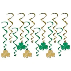 Plush Appeal, LLC Shamrock Whirls 17 1/2" X 31" (12 Pieces)