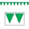 Plush Appeal, LLC Green Pennant Banner 11" X 12" (Each) 2 Plush Appeal, LLC Green Pennant Banner 11" X 12" (Each)