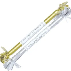 Plush Appeal, LLC Party Supplies Sparklettes Gold And Silver 8" (Each)