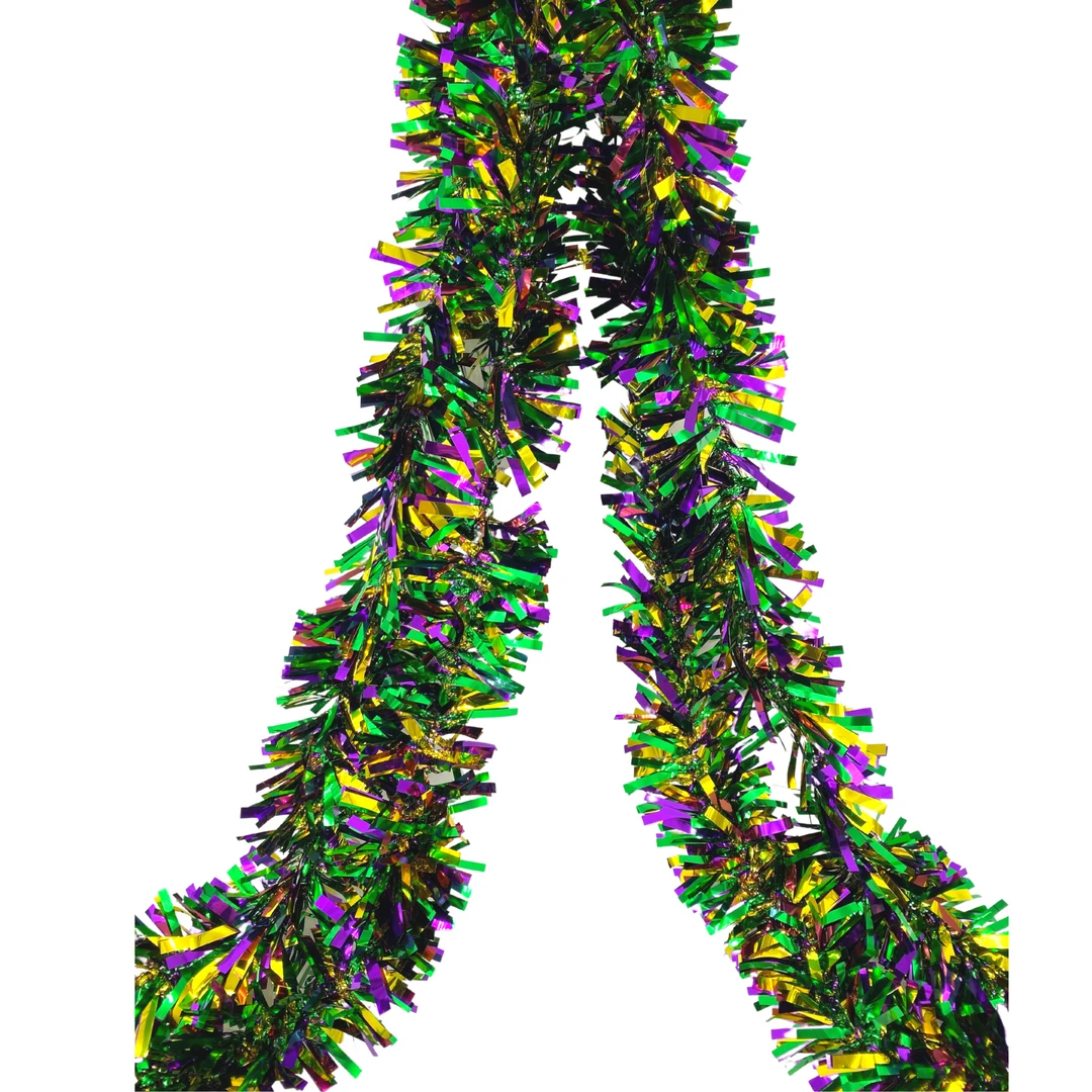 - No Manufacturer - Party Supplies Purple, Green, And Gold Garland 15' X 4" (Each) - No Manufacturer - Party Supplies Purple, Green, And Gold Garland 15' X 4" (Each)