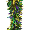 - No Manufacturer - Party Supplies Purple, Green And Gold Jumbo Garland 9' X 10" (Each)