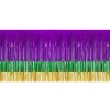 Plush Appeal, LLC 10' X15" Tiered Purple, Green, And Gold Metallic Fringe (Each) 2 Plush Appeal, LLC 10' X15" Tiered Purple, Green, And Gold Metallic Fringe (Each)