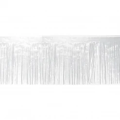 Plush Appeal, LLC 10' X 15" White Fringe (Each) Party Supplies