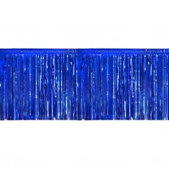Plush Appeal, LLC Party Supplies 10' X 15" Royal Blue Fringe (Each)
