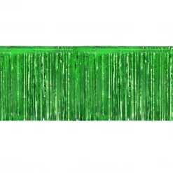 Plush Appeal, LLC 10' X 15" Green Fringe (Each)