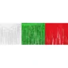 Plush Appeal, LLC 10' X 15" Red, White And Green Fringe (Each) Party Supplies