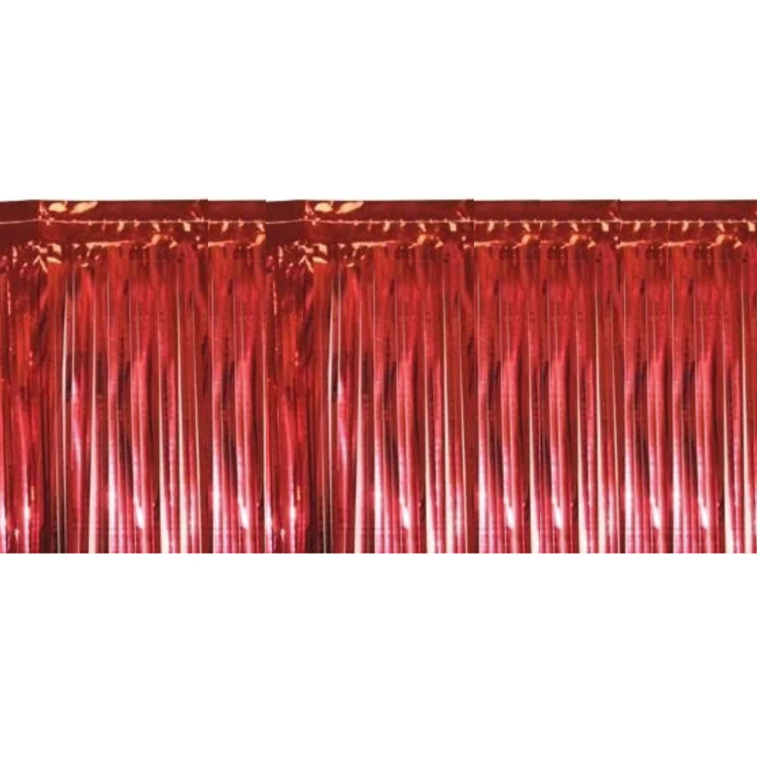 Plush Appeal, LLC 10' X 15" Cranberry Fringe (Each) 3 Plush Appeal, LLC 10' X 15" Cranberry Fringe (Each)