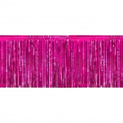 Plush Appeal, LLC 10' X 15" Hot Pink Fringe (Each) Party Supplies
