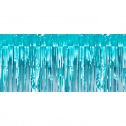Plush Appeal, LLC 10' X 15" Turquoise Fringe (Each) Party Supplies