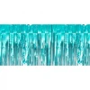 Plush Appeal, LLC Party Supplies 10' X 15" Aqua Fringe (Each) 2 Plush Appeal, LLC Party Supplies 10' X 15" Aqua Fringe (Each)
