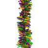 - No Manufacturer - 15' X 4" Holographic Purple, Green, And Gold Garland 15' X 4" (Each) Party Supplies