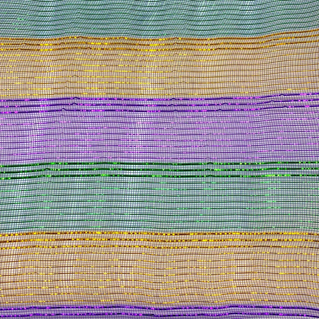 - No Manufacturer - Party Supplies 21"x 10yds Double Colors Mardi Gras Mesh (Each) 4 - No Manufacturer - Party Supplies 21"x 10yds Double Colors Mardi Gras Mesh (Each)
