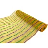 - No Manufacturer - 21"x 10yds Gold With Stripes Mardi Gras Mesh (Each) Party Supplies 1 - No Manufacturer - 21"x 10yds Gold With Stripes Mardi Gras Mesh (Each) Party Supplies