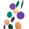 - No Manufacturer - Party Supplies Mardi Gras Glitter Paper Circle Garland 6.5' (Each) 2 - No Manufacturer - Party Supplies Mardi Gras Glitter Paper Circle Garland 6.5' (Each)