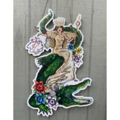 Plush Appeal, LLC Queen Of New Orleans Door Hanger (Each) Party Supplies