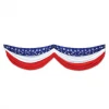 - No Manufacturer - Party Supplies Stars & Stripes Fabric Bunting With Adjustable Drawstrings 5' 10" (Each)