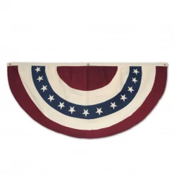- No Manufacturer - Americana Fabric Bunting 3 Grommets 4' (Each)