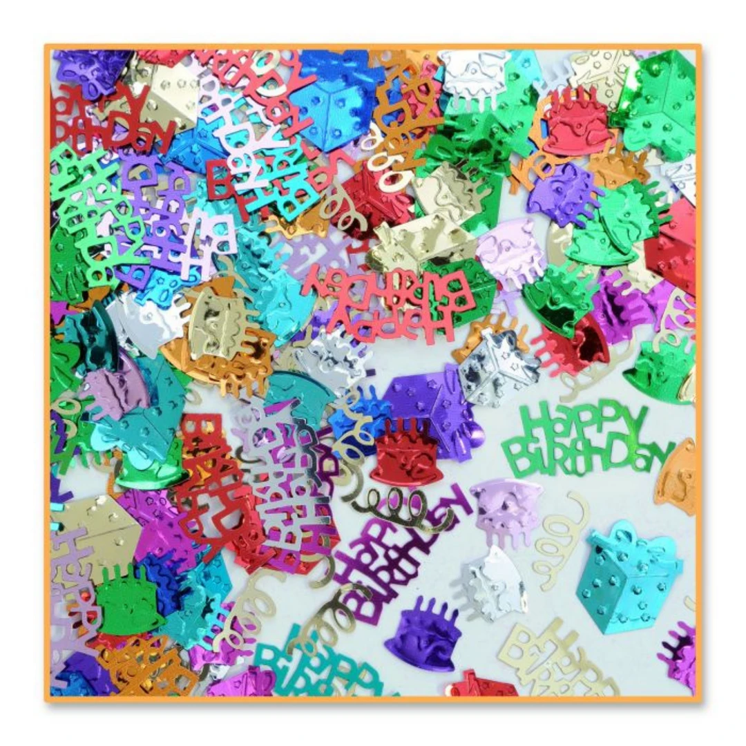 - No Manufacturer - Birthday Bash Confetti (Pack) Party Supplies 3 - No Manufacturer - Birthday Bash Confetti (Pack) Party Supplies