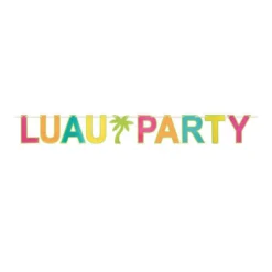 - No Manufacturer - Luau Party Streamer 8.25" X 7' (Each) Party Supplies