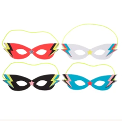 - No Manufacturer - Superhero Masks (8 Pieces) Party Supplies 3 - No Manufacturer - Superhero Masks (8 Pieces) Party Supplies