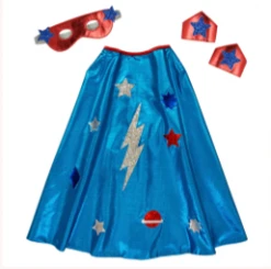 - No Manufacturer - Superhero Cape - Blue (Each) Party Supplies