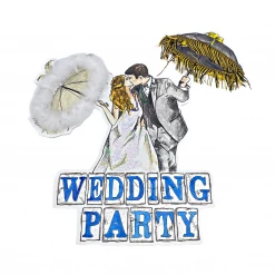 - No Manufacturer - Wedding Party Door Hanger (Each) Home Decor