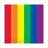 Plush Appeal, LLC Rainbow Luncheon Napkins (Pack Of 16) Tableware