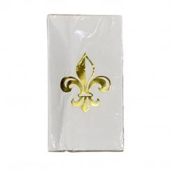 MGSPOT Fleur De Lis Guest Towel (Pack Of 16)