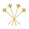 Sale Party Supplies Fleur De Lis Swizzle Sticks (4 Pack) 1 Sale Party Supplies Fleur De Lis Swizzle Sticks (4 Pack)