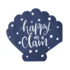Plush Appeal, LLC Happy As A Clam Die-Cut Napkins - 5.5" X 5.5" (20 Count) 2 Plush Appeal, LLC Happy As A Clam Die-Cut Napkins - 5.5" X 5.5" (20 Count)