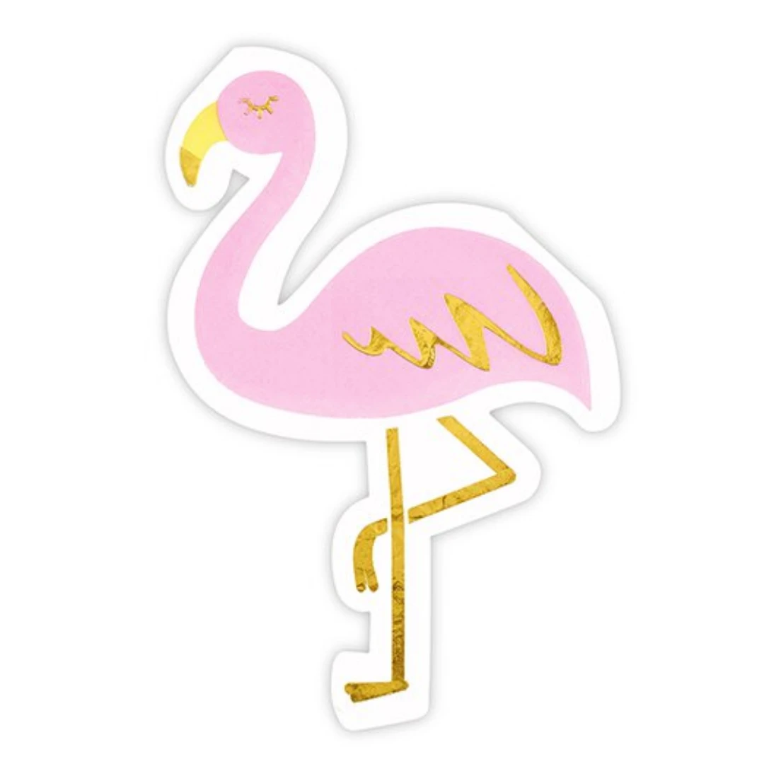 Plush Appeal, LLC Flamingo Die-Cut Napkins - 9" X 6" (16 Count) Party Supplies Plush Appeal, LLC Flamingo Die-Cut Napkins - 9" X 6" (16 Count) Party Supplies