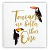 Plush Appeal, LLC Party Supplies Toucans Are Better Than One Beverage Napkins (20 Count) 2 Plush Appeal, LLC Party Supplies Toucans Are Better Than One Beverage Napkins (20 Count)