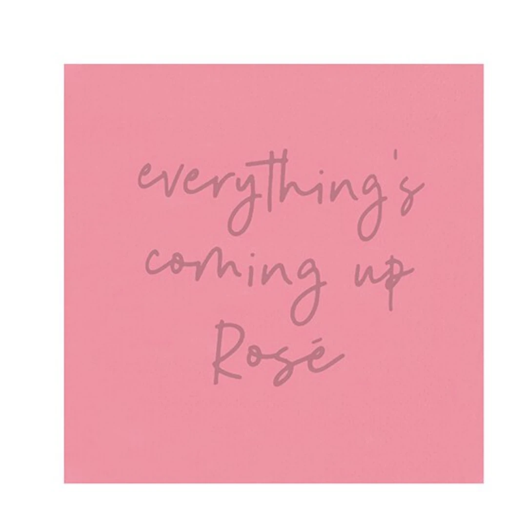 Plush Appeal, LLC 5" Everything Coming Up Rose Napkins (20 Ct) Party Supplies 3 Plush Appeal, LLC 5" Everything Coming Up Rose Napkins (20 Ct) Party Supplies
