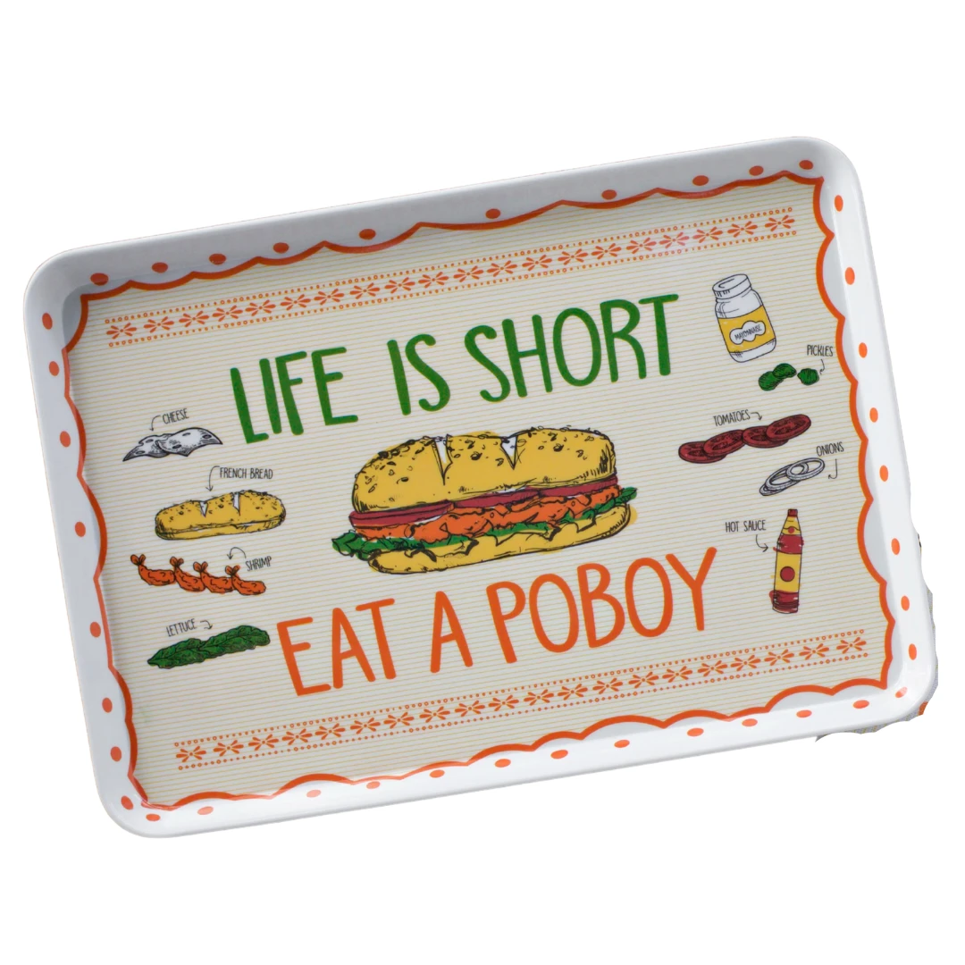 Plush Appeal, LLC Po Boy Snack Tray (Each) Tableware 3 Plush Appeal, LLC Po Boy Snack Tray (Each) Tableware