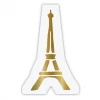 Plush Appeal, LLC Eiffel Tower Die-Cut Napkins - 6.5" X 3.5" (20 Count)