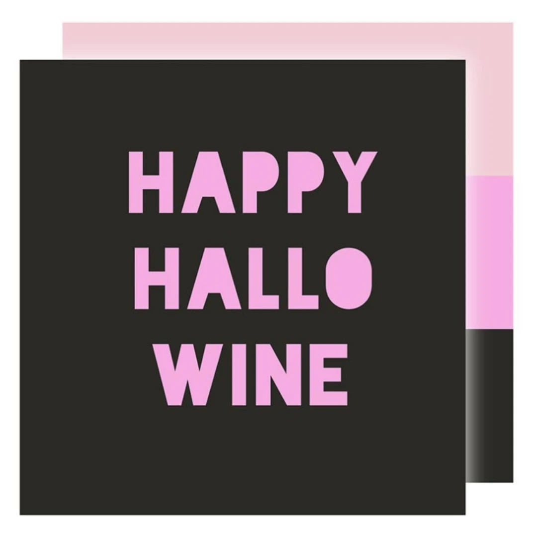 Sale Happy Hallowine Cocktail Napkins- 20ct (Each) Party Supplies Sale Happy Hallowine Cocktail Napkins- 20ct (Each) Party Supplies