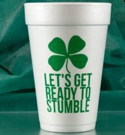MGSPOT Tableware Let's Get Ready To Stumble Foam Cups - Pack Of 10 (Each)