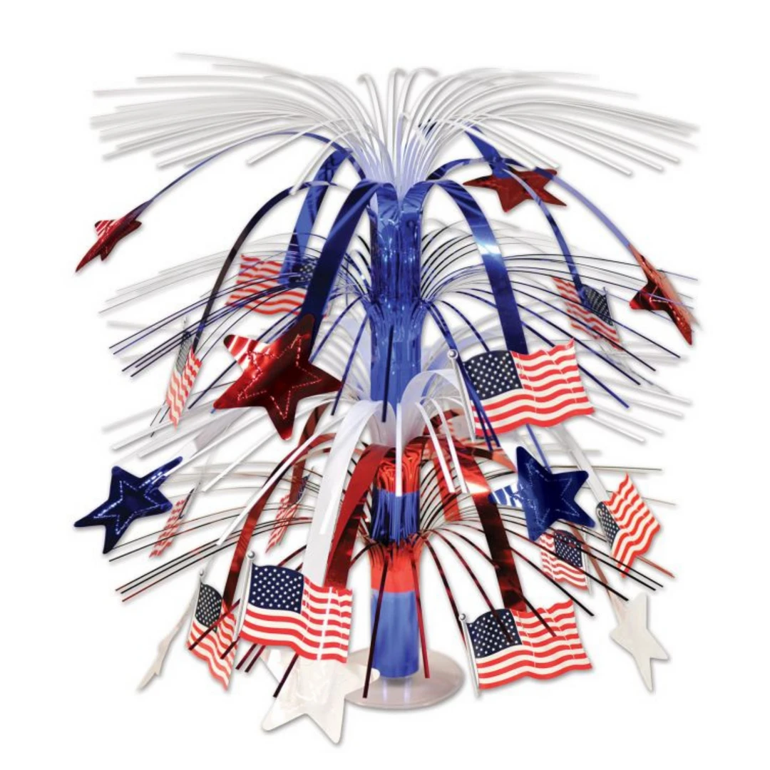 MGSPOT Flag Cascade Centerpiece 18" (Each) Party Supplies 3 MGSPOT Flag Cascade Centerpiece 18" (Each) Party Supplies